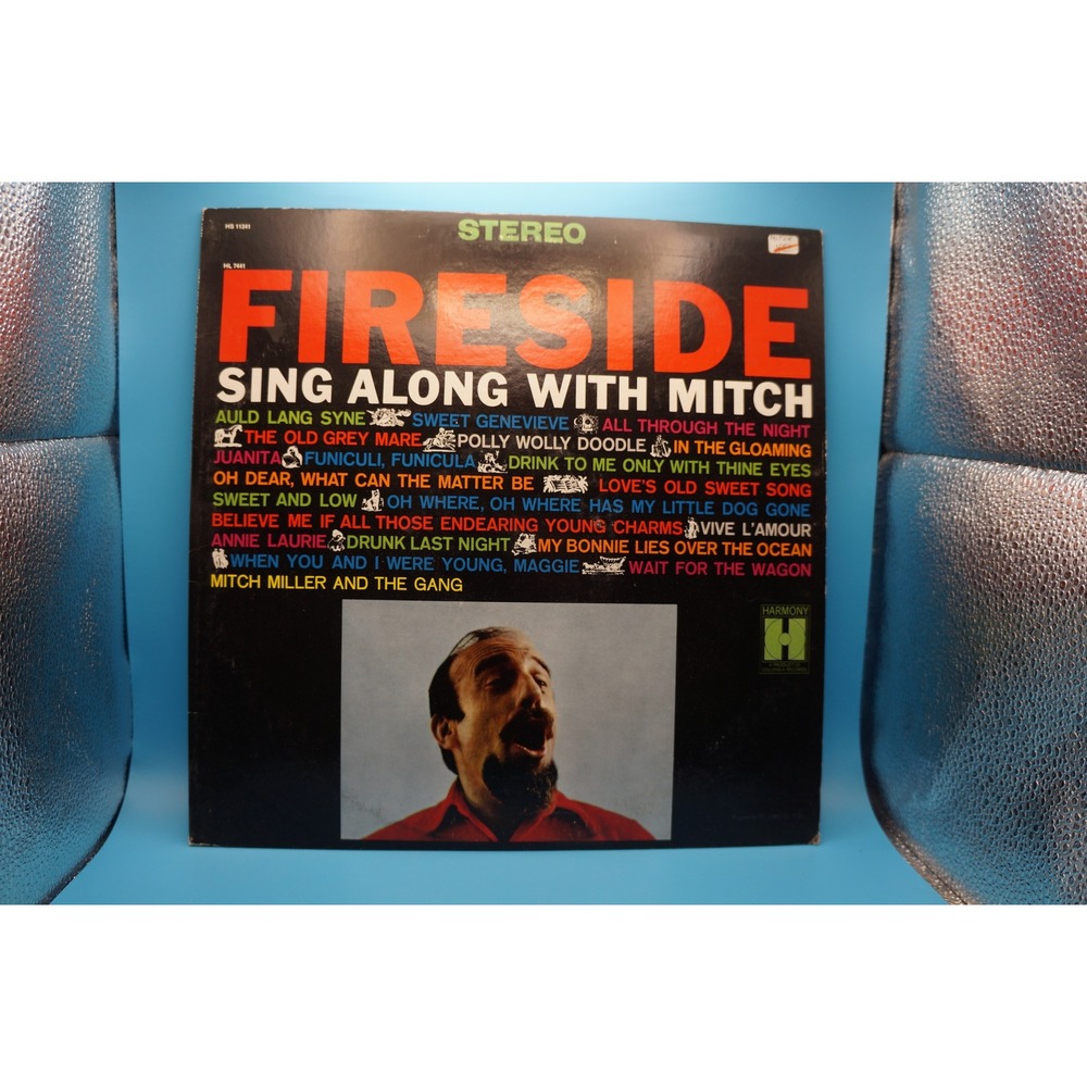 Mitch Miller Fireside Sing Along With Mitch Vinyl LP Harmony HS 11241 Stereo